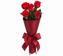 Букет 5 Красных роз Эдлесс Лав в Дубовке Ставропольского края