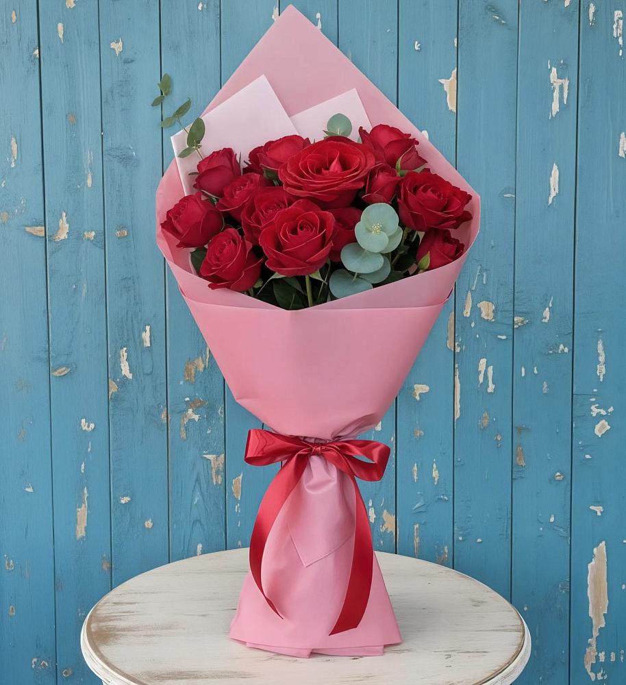 Букет цветов из: Розы в Дубовке Ставропольского края