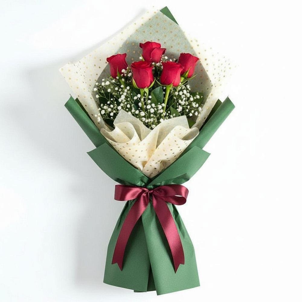 Букет цветов из: Розы в Дубовке Ставропольского края