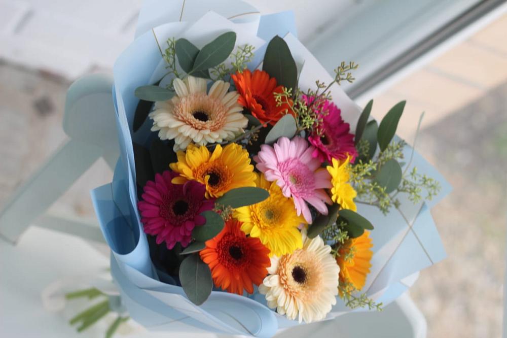 Букет цветов из: Герберы в Дубовке Ставропольского края