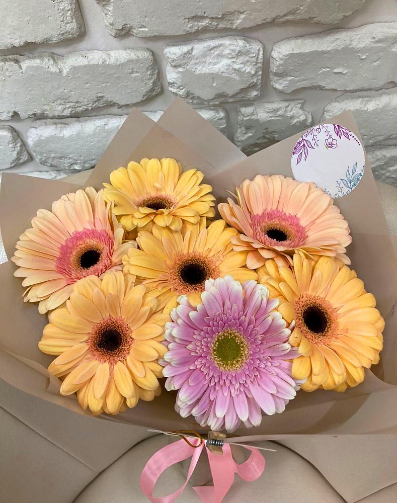 Букет цветов из: Герберы в Дубовке Ставропольского края