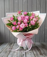 Букет Розовый кустик в Дубовке Ставропольского края