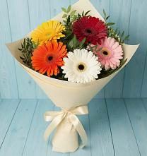 Букет цветов из:  Герберы в Дубовке Ставропольского края