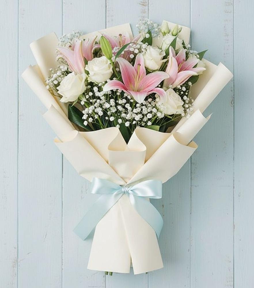 Букет цветов из: Лилии в Дубовке Ставропольского края