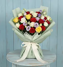 Букет цветов из:  Розы в Дубовке Ставропольского края