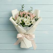 Букет цветов из:  Альстромерии в Дубовке Ставропольского края