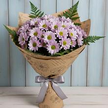 Букет цветов из:  Хризантемы #REPLACE_PRED# Дубовке Ставропольского края