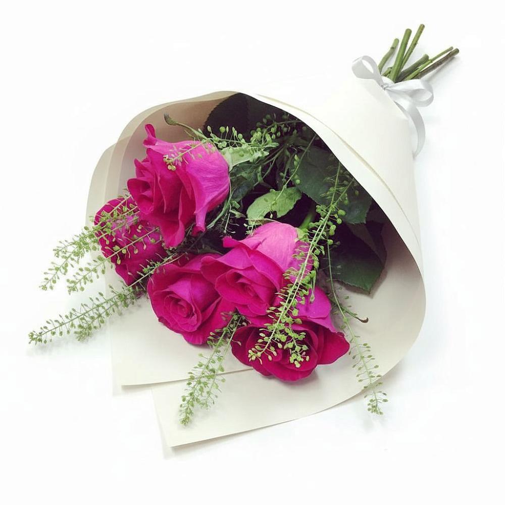 Букет цветов из: Розы в Дубовке Ставропольского края