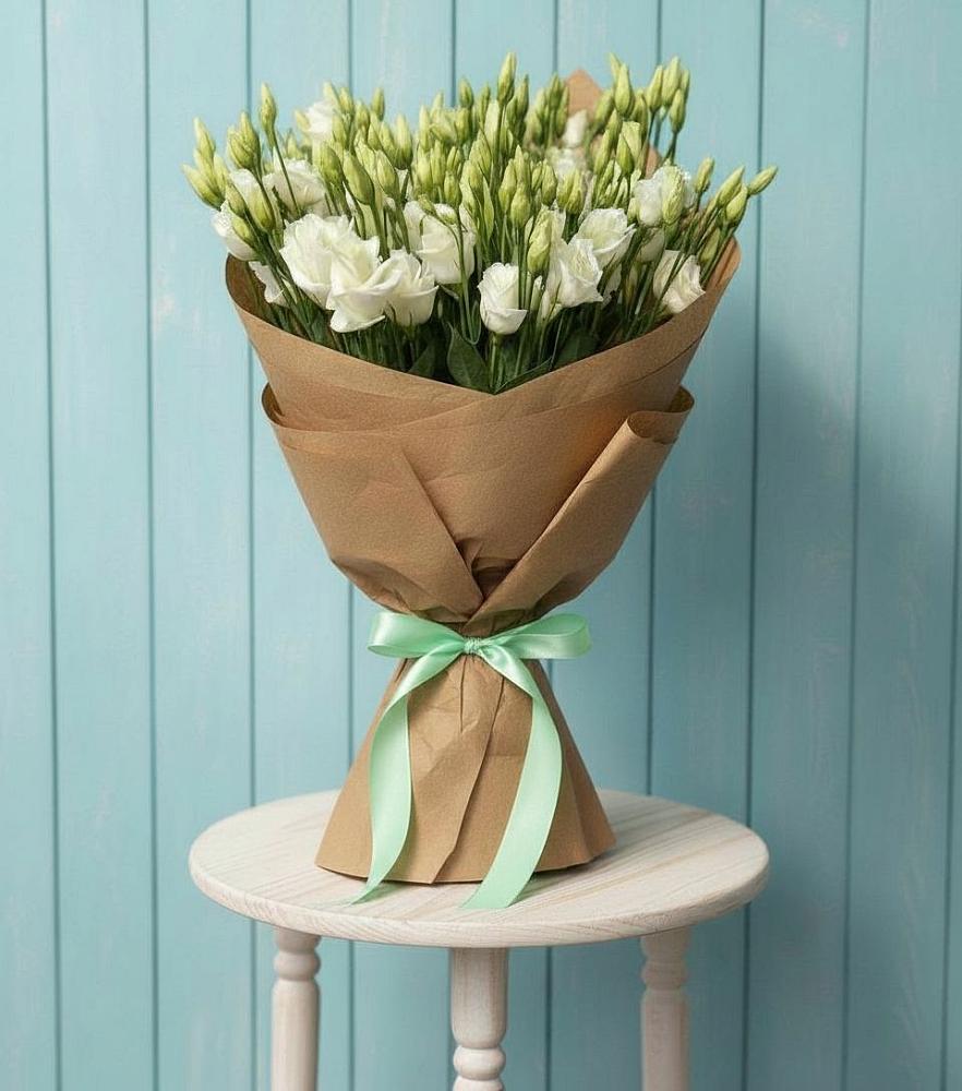 Букет цветов из: Лизиантусы в Дубовке Ставропольского края