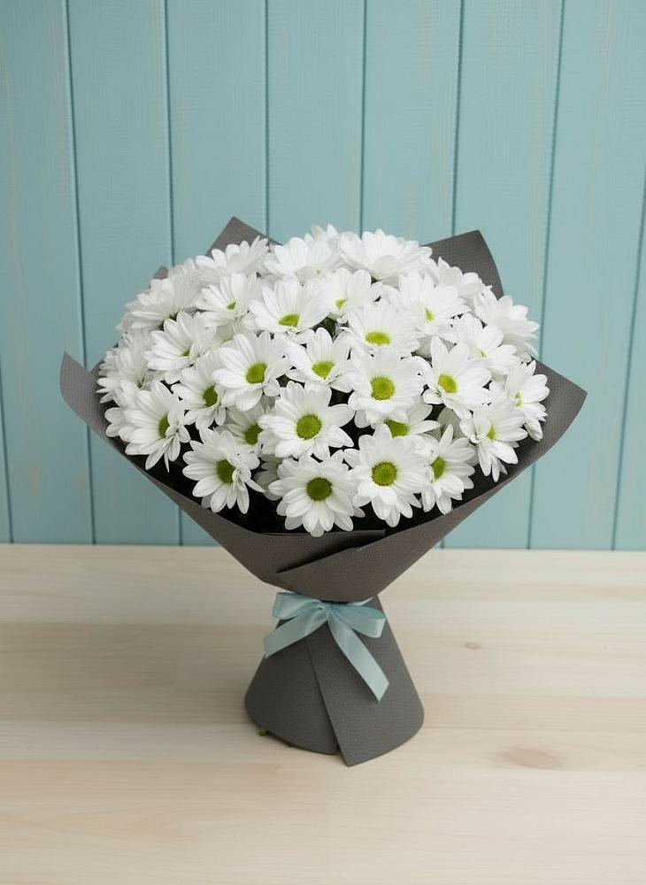 Букет цветов из: Хризантемы в Дубовке Ставропольского края