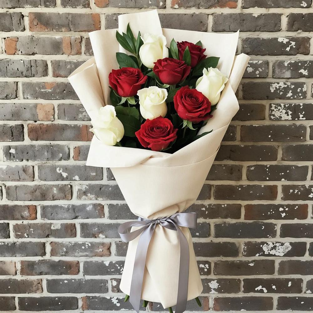 Букет цветов из: Розы в Дубовке Ставропольского края