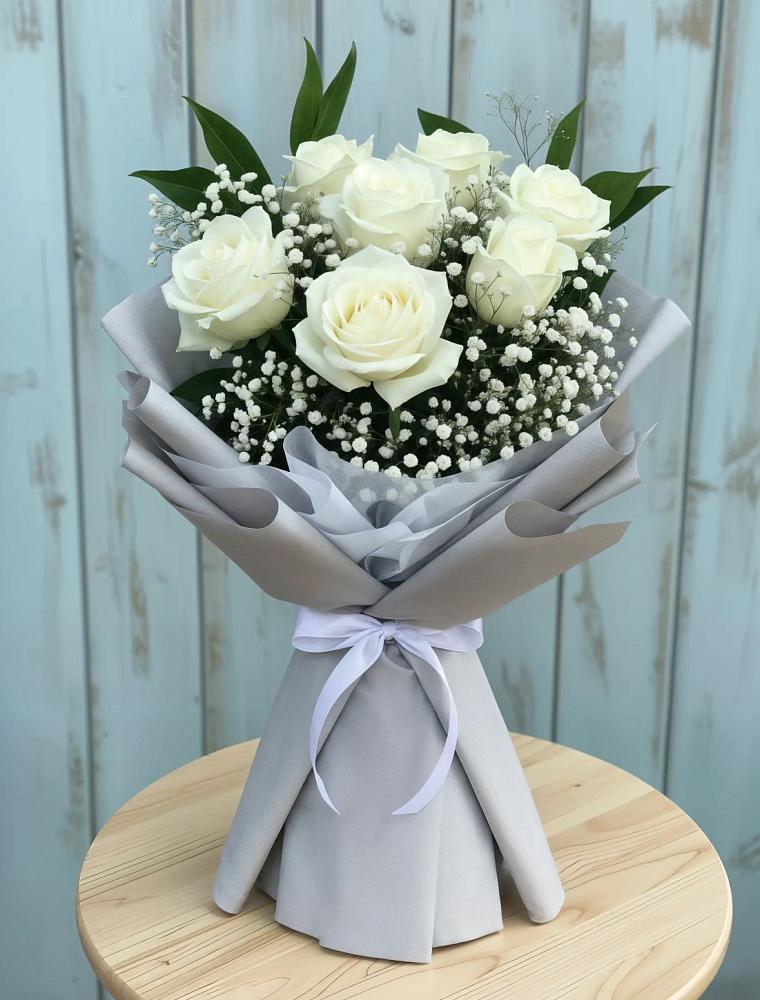 Букет цветов из: Розы в Дубовке Ставропольского края