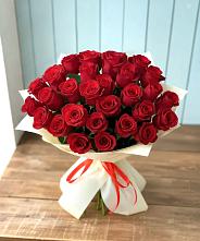 Букет 29 Красных роз в Дубовке Ставропольского края