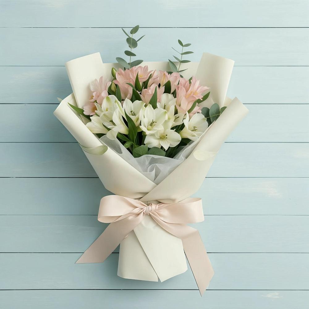 Букет цветов из: Альстромерии в Дубовке Ставропольского края