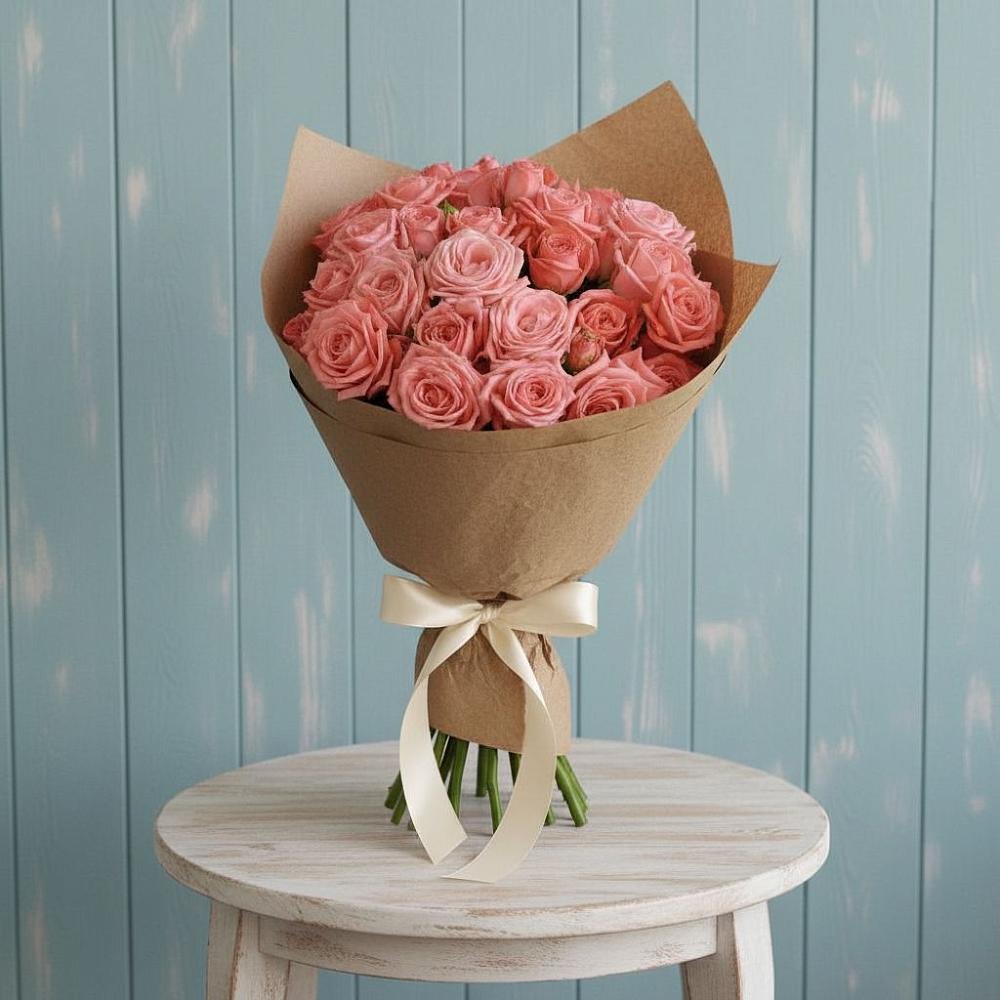 Букет цветов из: Розы в Дубовке Ставропольского края