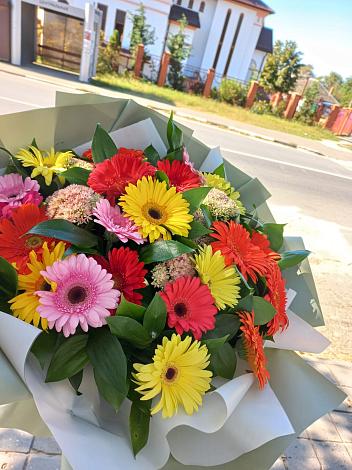Букет цветов из: Герберы в Дубовке Ставропольского края