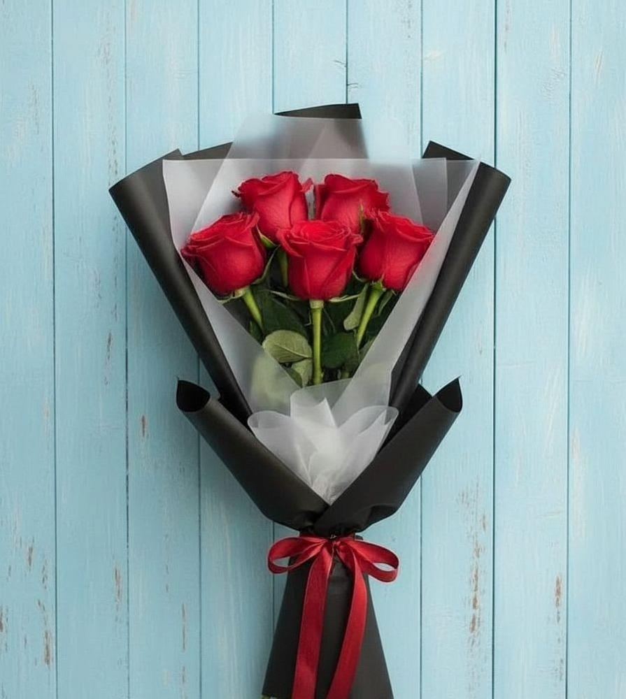 Букет цветов из: Розы в Дубовке Ставропольского края