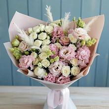 Букет цветов из:  Альстромерии и Розы в Дубовке Ставропольского края